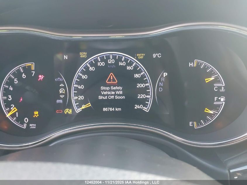 2017 Jeep Grand Cherokee Overland VIN: 1C4RJFCG3HC947026 Lot: 12452004