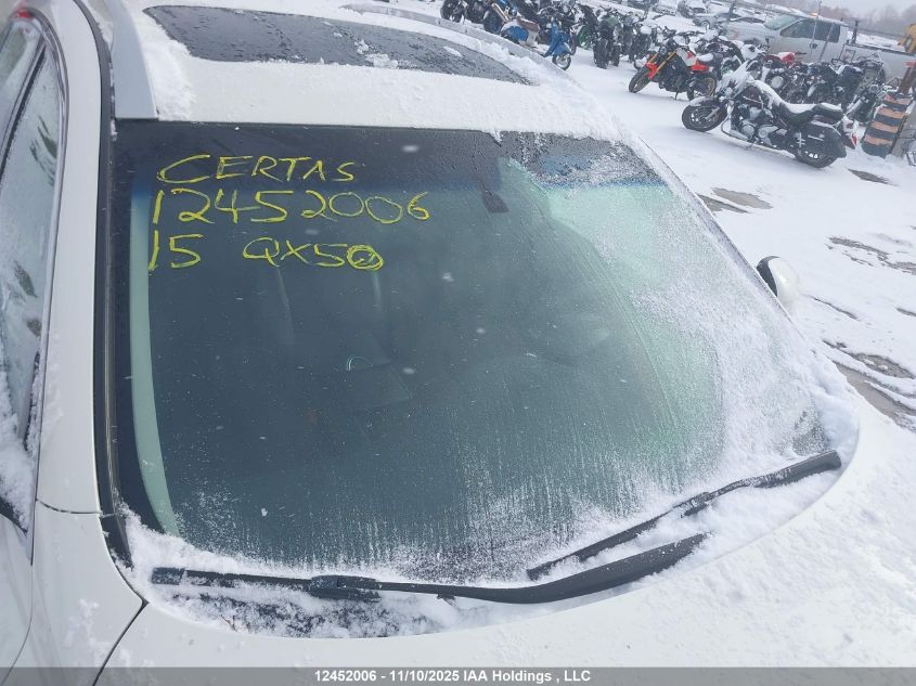 2015 Infiniti Qx50 VIN: JN1BJ0HR3FM771369 Lot: 12452006