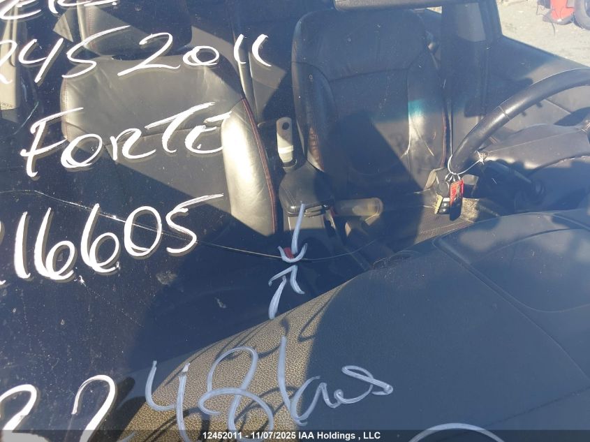 2010 Kia Forte Sx VIN: KNAFW4A32A5216605 Lot: 12452011