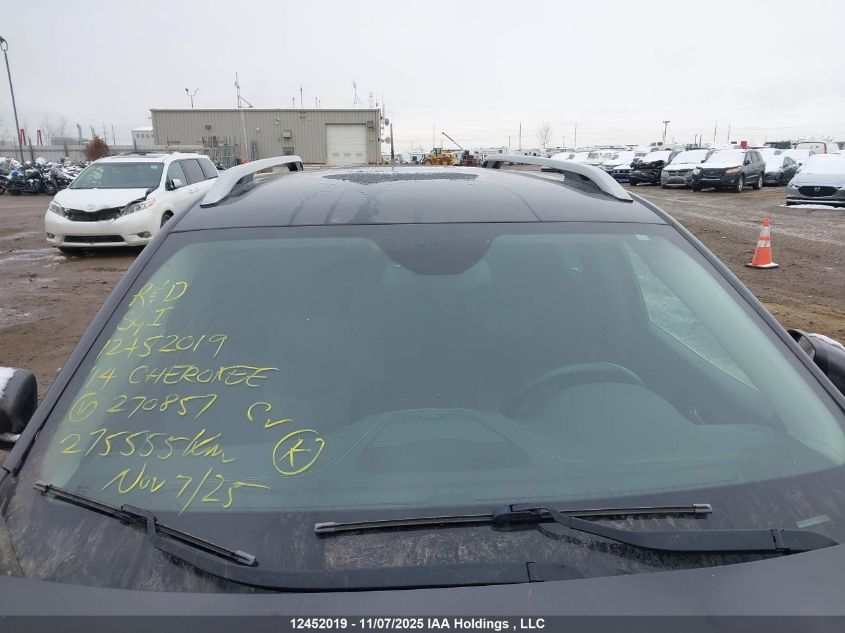 2014 Jeep Cherokee Latitude VIN: 1C4PJMCSXEW270857 Lot: 12452019