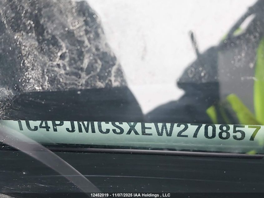 2014 Jeep Cherokee Latitude VIN: 1C4PJMCSXEW270857 Lot: 12452019