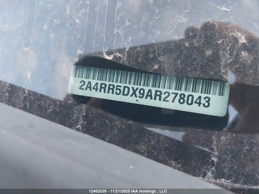2010 Chrysler Town & Country Touring VIN: 2A4RR5DX9AR278043 Lot: 12452039