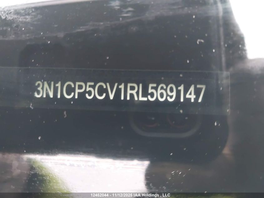 2024 Nissan Kicks Sv VIN: 3N1CP5CV1RL569147 Lot: 12452044