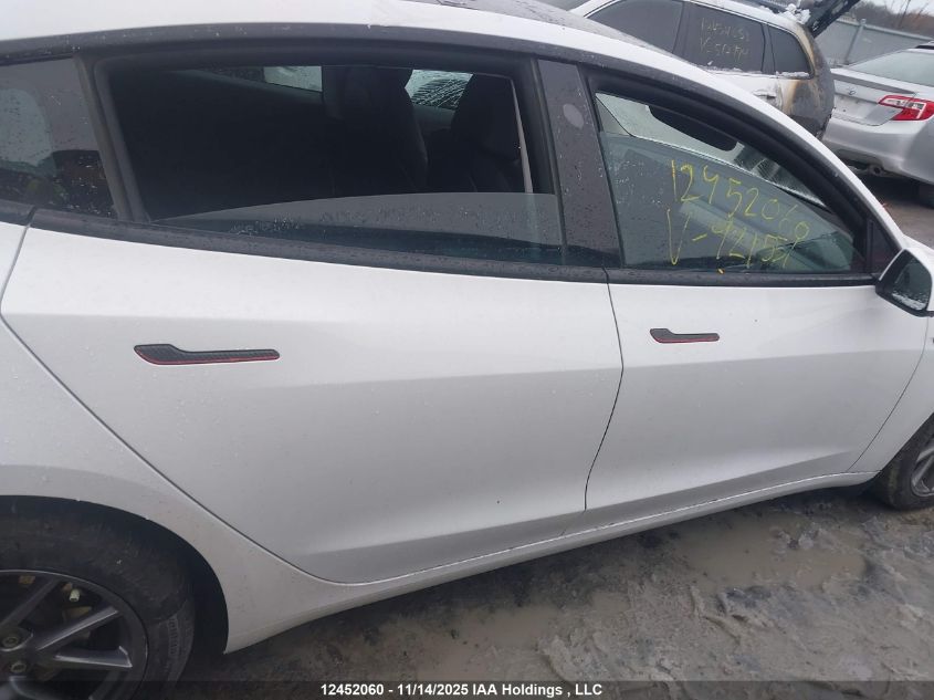 2023 Tesla Model 3 Long Range VIN: LRW3E1EBXPC921551 Lot: 12452060