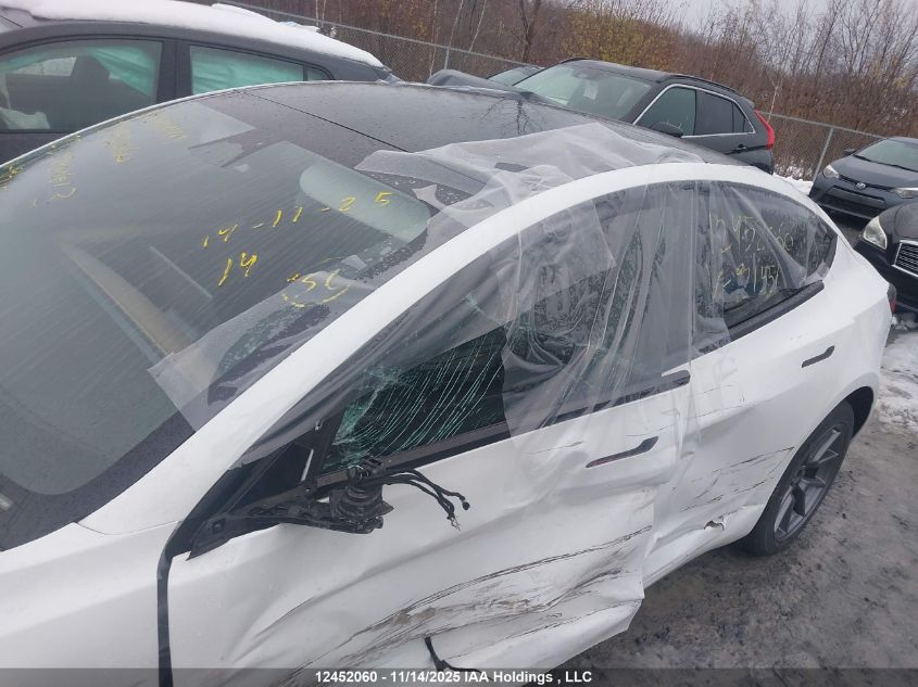 2023 Tesla Model 3 Long Range VIN: LRW3E1EBXPC921551 Lot: 12452060