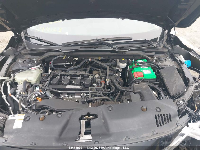 2020 Honda Civic Touring VIN: 2HGFC1F94LH104280 Lot: 12452069