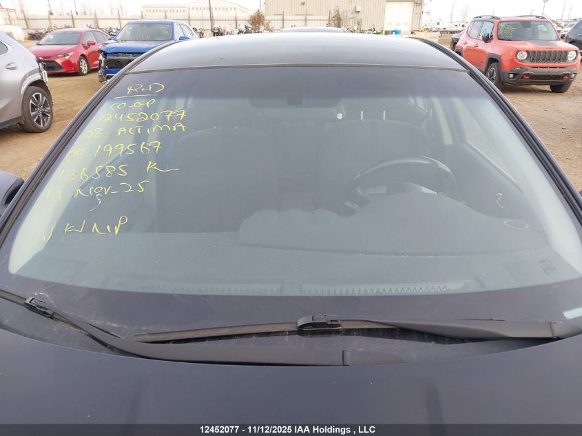 2008 Nissan Altima 2.5/2.5S VIN: 1N4AL21E08C199567 Lot: 12452077