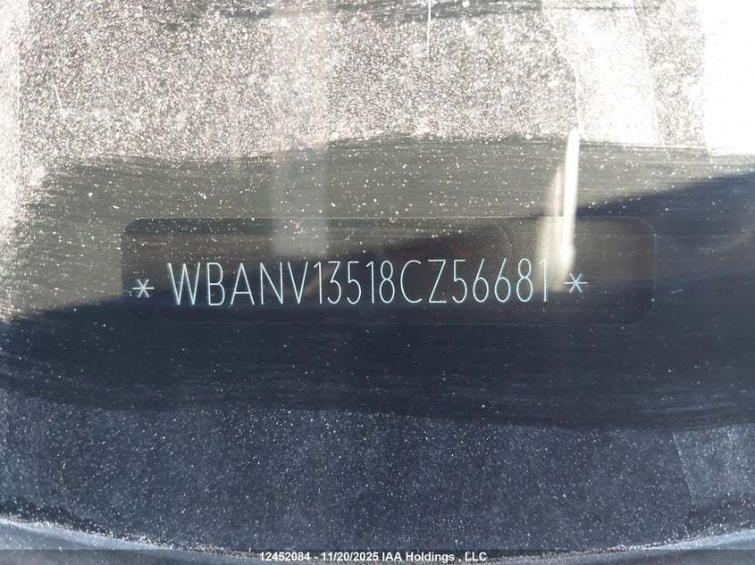 2008 BMW 528 Xi VIN: WBANV13518CZ56681 Lot: 12452084