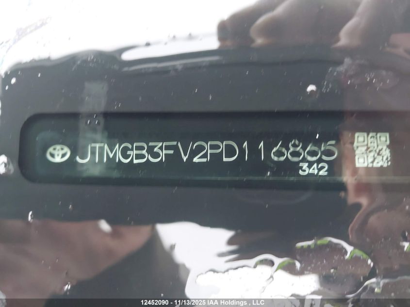 2023 Toyota Rav4 Prime Xse VIN: JTMGB3FV2PD116865 Lot: 12452090