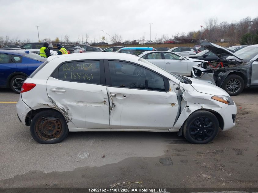 2014 Mazda Mazda2 VIN: JM1DE1KY5E0188761 Lot: 12452162