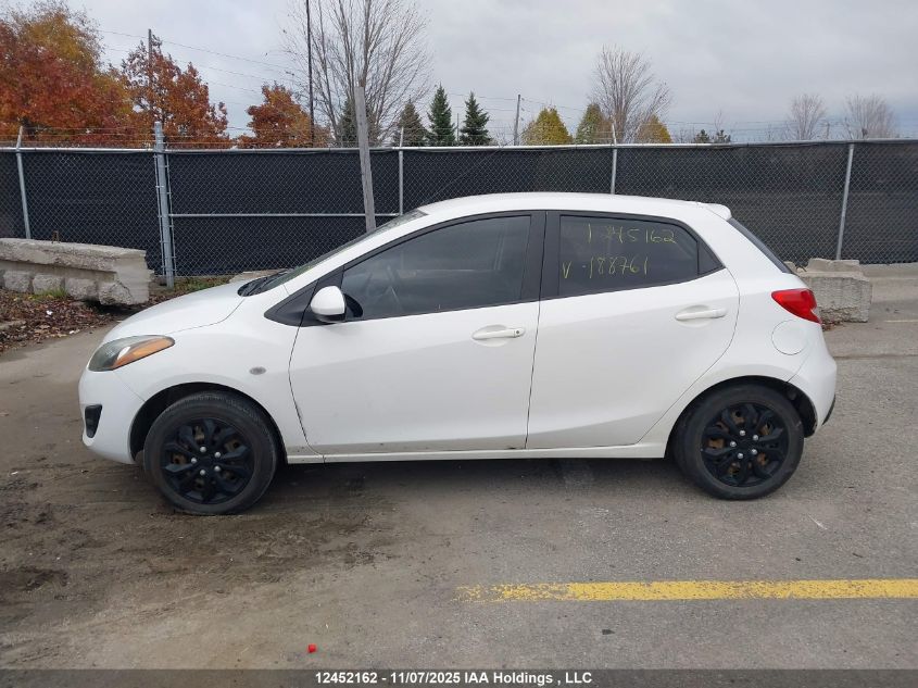 2014 Mazda Mazda2 VIN: JM1DE1KY5E0188761 Lot: 12452162