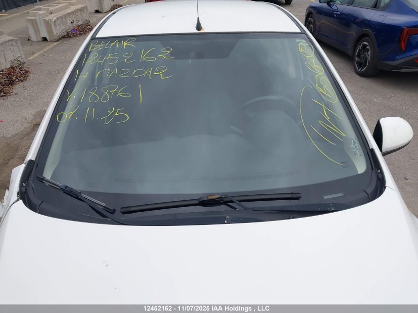 2014 Mazda Mazda2 VIN: JM1DE1KY5E0188761 Lot: 12452162