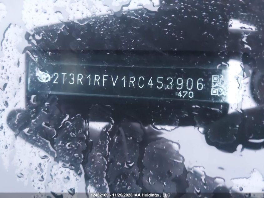 2024 Toyota Rav4 VIN: 2T3R1RFV1RC453906 Lot: 12452169