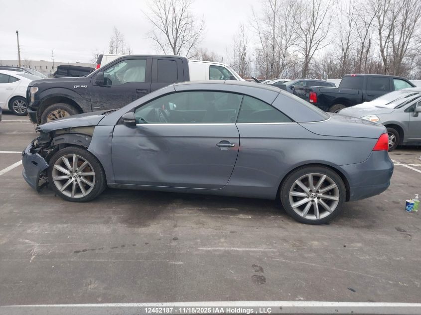 2010 Volkswagen Eos VIN: WVWBA7AH2AV009886 Lot: 12452187