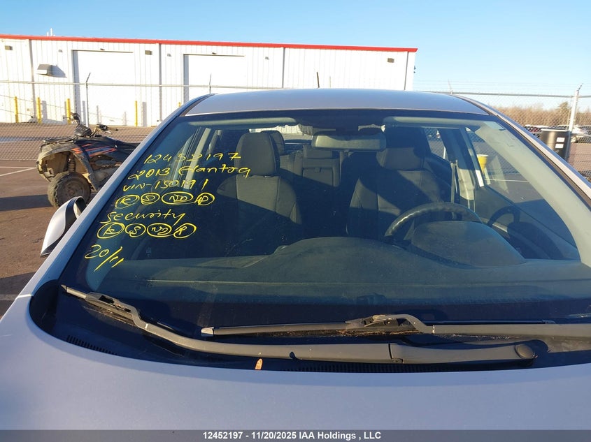 KMHD25LEXDU150191 2013 HYUNDAI ELANTRA photo no. 19
