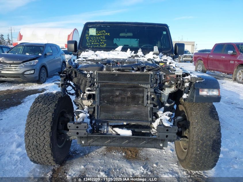 2021 Jeep Wrangler Unlimited Rubicon VIN: 1C4JJXFG9MW833698 Lot: 12452209