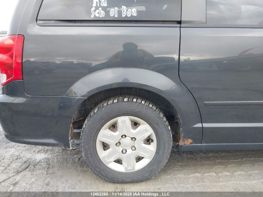 2012 Dodge Grand Caravan Se VIN: 2C4RDGBG3CR253726 Lot: 12452265