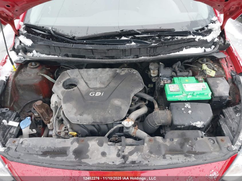 2014 Hyundai Accent Gl VIN: KMHCT5AE6EU187493 Lot: 12452276