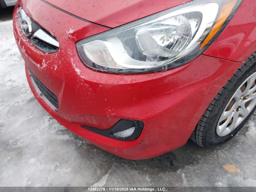 2014 Hyundai Accent Gl VIN: KMHCT5AE6EU187493 Lot: 12452276