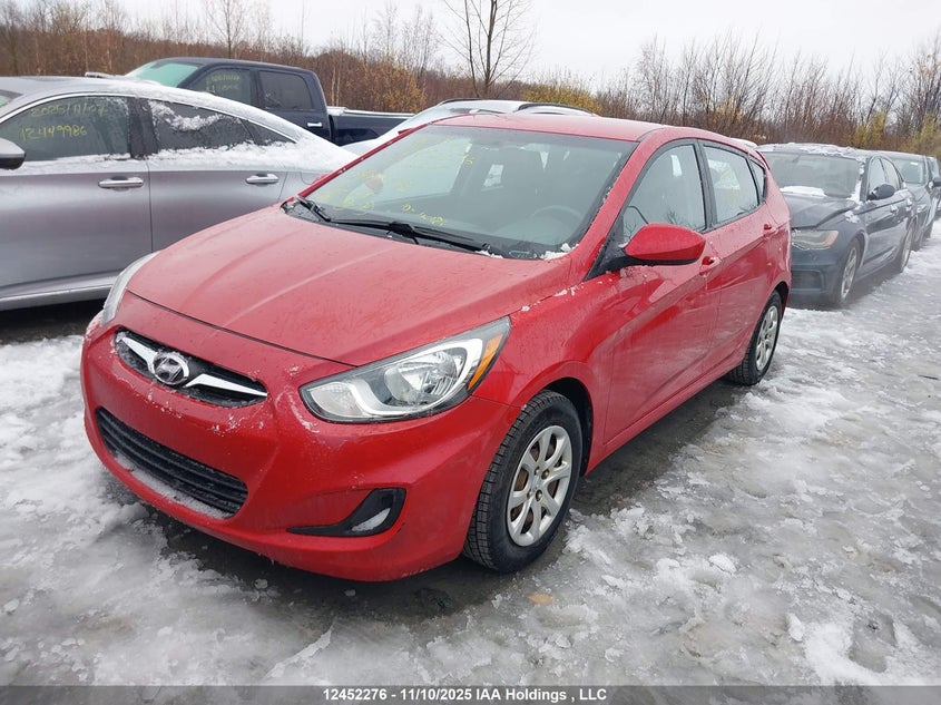 KMHCT5AE6EU187493 2014 HYUNDAI ACCENT photo no. 2