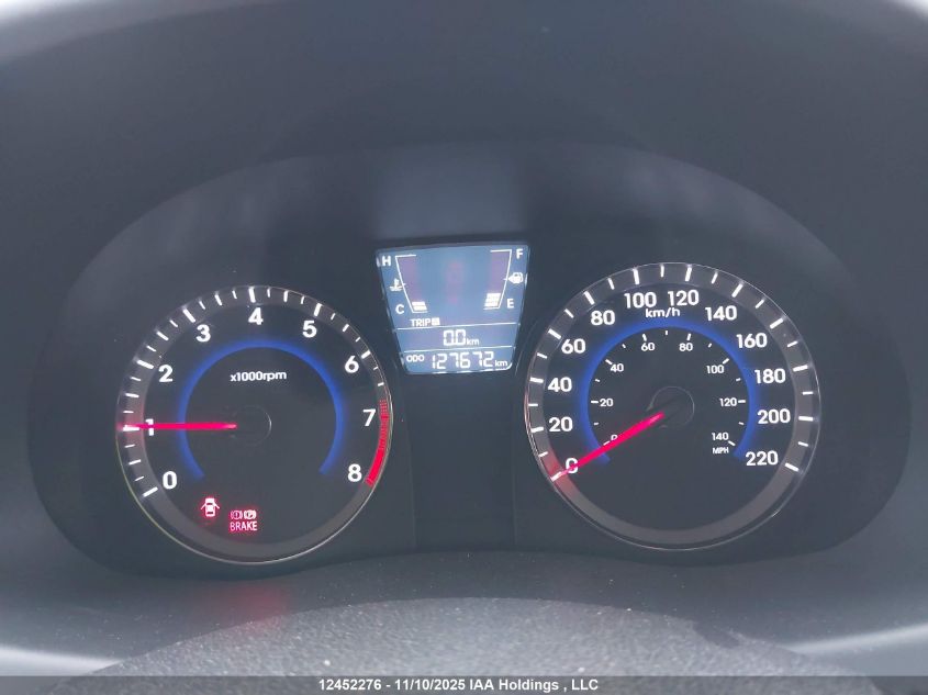 2014 Hyundai Accent Gl VIN: KMHCT5AE6EU187493 Lot: 12452276