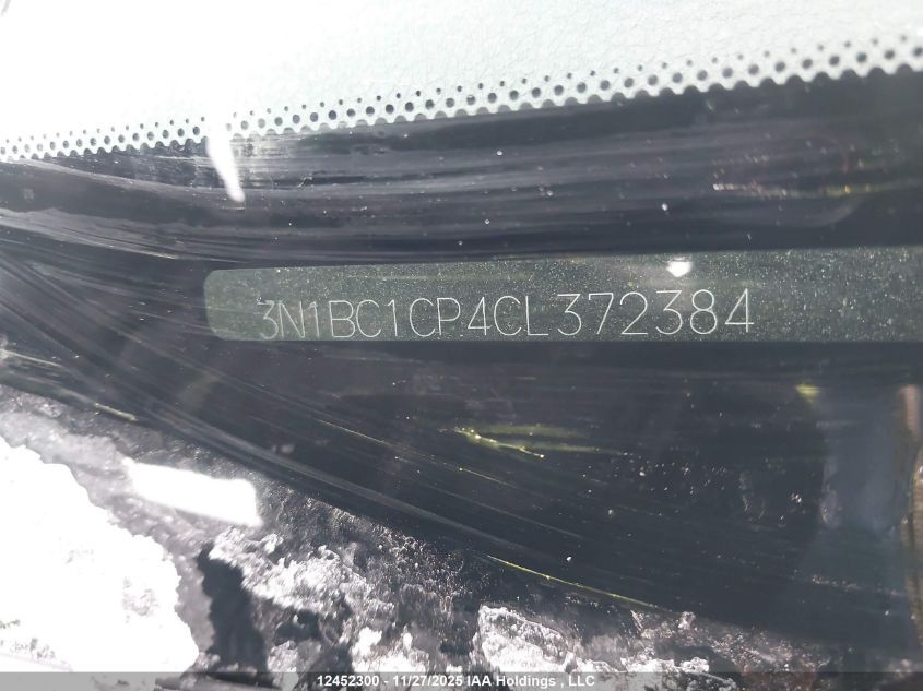 2012 Nissan Versa 1.8 S VIN: 3N1BC1CP4CL372384 Lot: 12452300