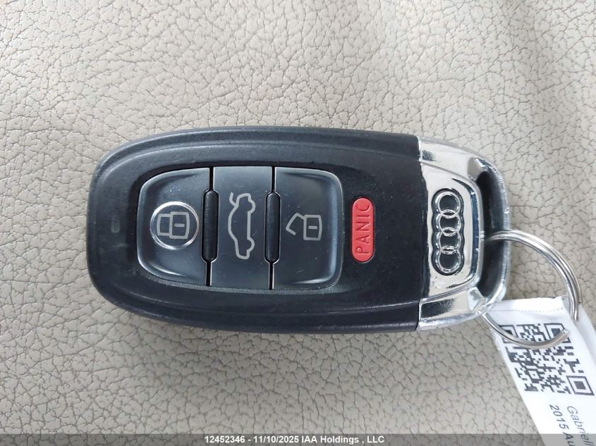 2015 Audi Q5 2.0T Progressiv VIN: WA1LFCFPXFA064593 Lot: 12452346