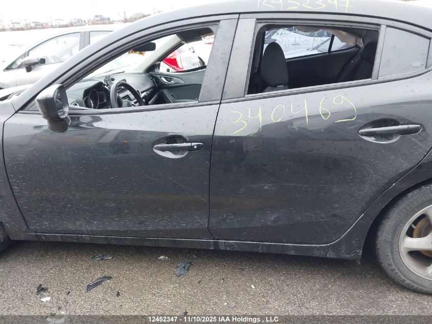 2016 Mazda Mazda3 G/Gx VIN: JM1BM1U79G1340469 Lot: 12452347