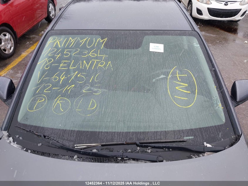 KMHD84LF5JU641510 2018 HYUNDAI ELANTRA photo no. 18