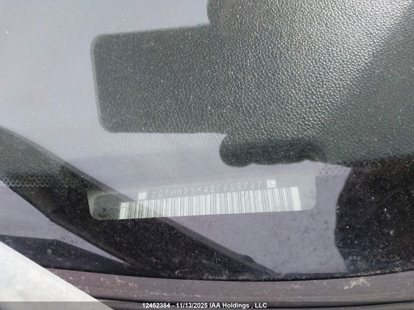 2008 GMC Sierra 2500Hd Sle/Slt/Wt VIN: 1GTHK23K48F158727 Lot: 12452384