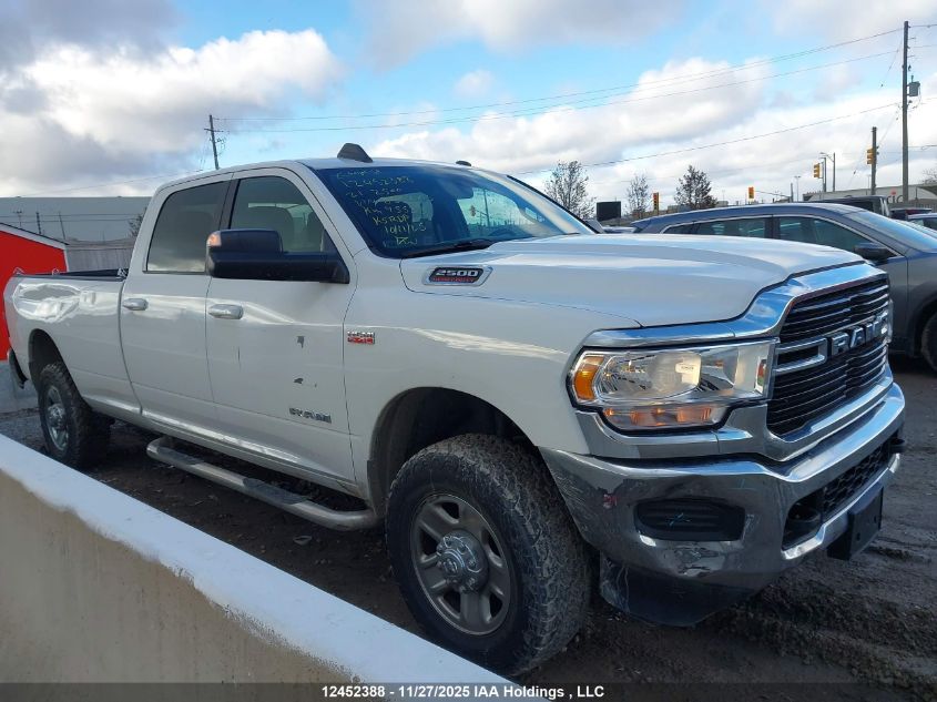 2021 Ram 2500 Big Horn VIN: 3C6UR5JJ2MG555603 Lot: 12452388