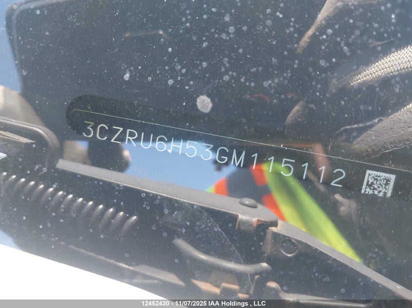 3CZRU6H53GM115112 2016 HONDA HR-V photo no. 19