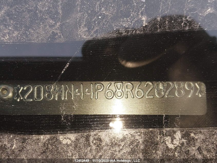 2008 Dodge Grand Caravan Sxt VIN: 2D8HN44P68R620289 Lot: 12452449