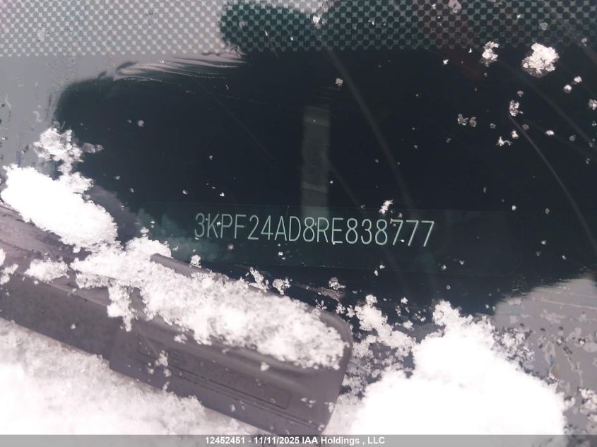 2024 Kia Forte Ex/Ex Premium/Ex+/Lx VIN: 3KPF24AD8RE838777 Lot: 12452451