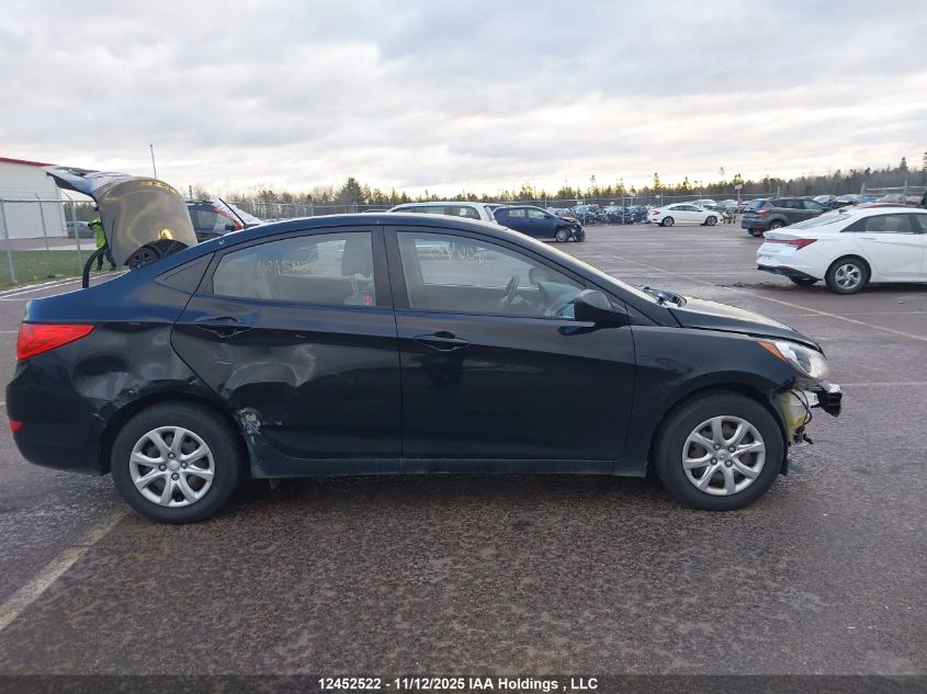 2014 Hyundai Accent Gl VIN: KMHCT4AE7EU627201 Lot: 12452522