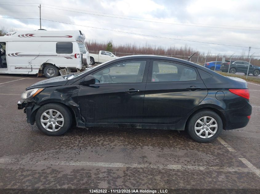 2014 Hyundai Accent Gl VIN: KMHCT4AE7EU627201 Lot: 12452522