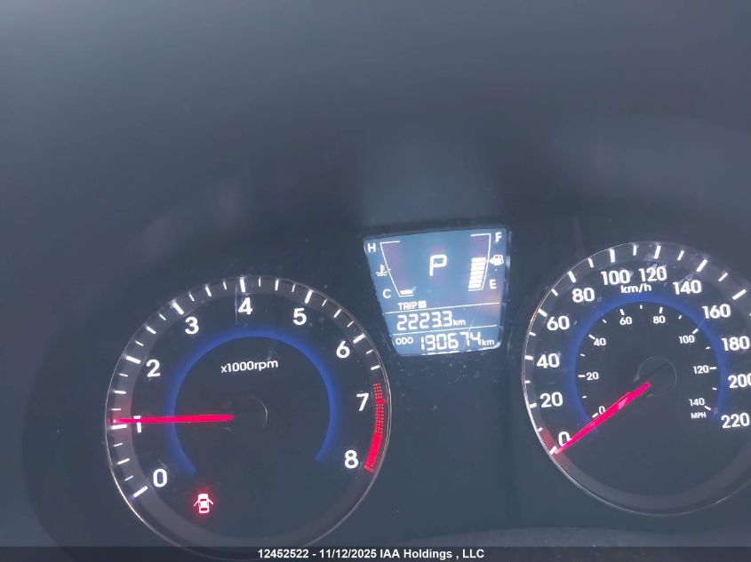 2014 Hyundai Accent Gl VIN: KMHCT4AE7EU627201 Lot: 12452522