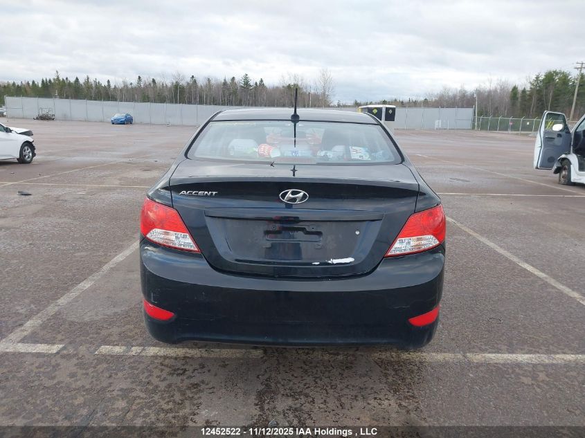 2014 Hyundai Accent Gl VIN: KMHCT4AE7EU627201 Lot: 12452522