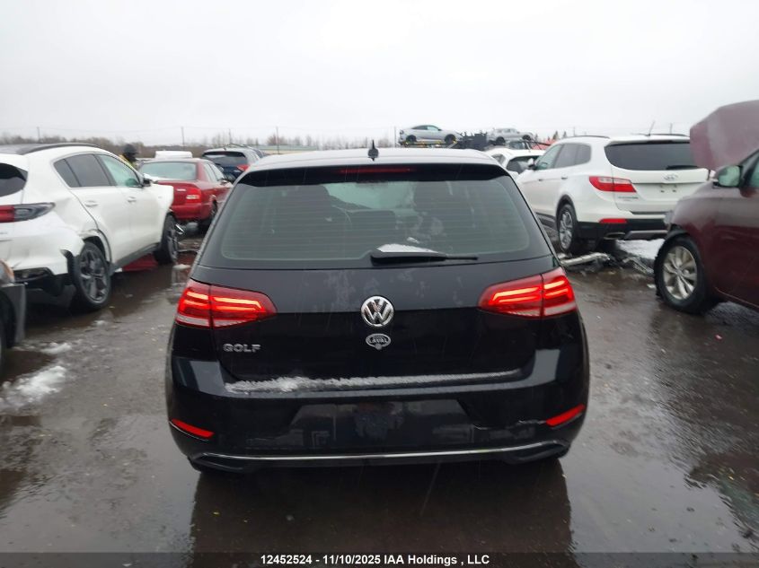 2019 Volkswagen Golf S/Se VIN: 3VWG57AU7KM033312 Lot: 12452524