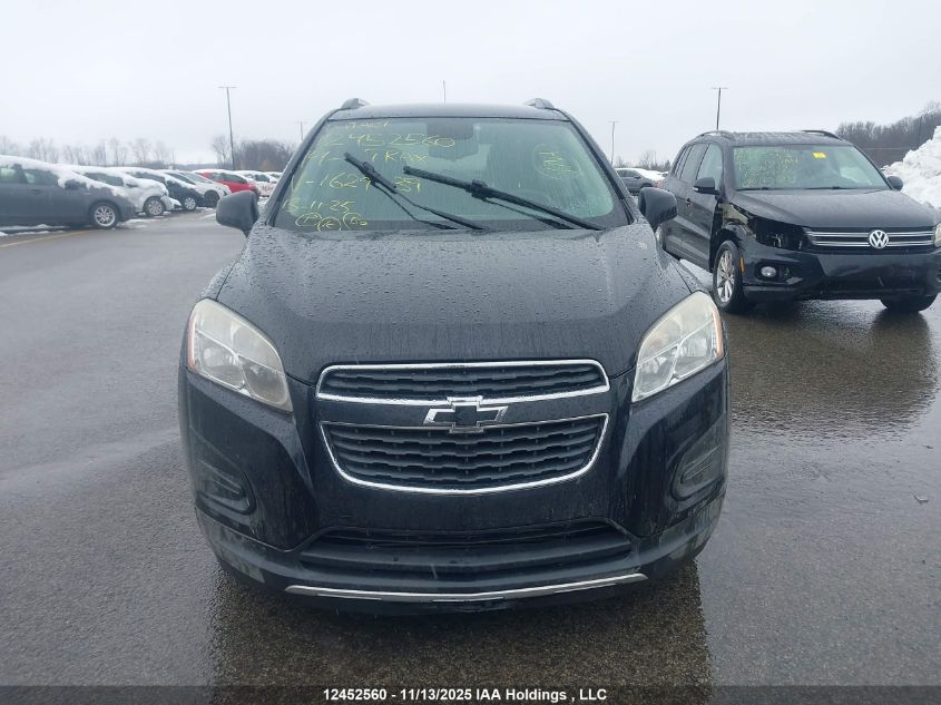 2014 Chevrolet Trax VIN: 3GNCJLEB5EL162939 Lot: 12452560