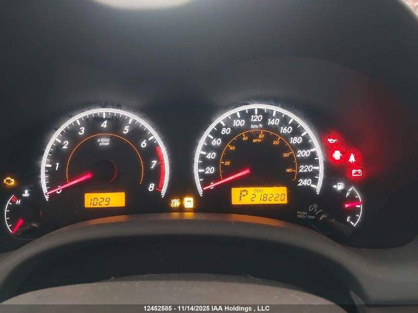 2010 Toyota Corolla Le VIN: 2T1BU4EE2AC191971 Lot: 12452585