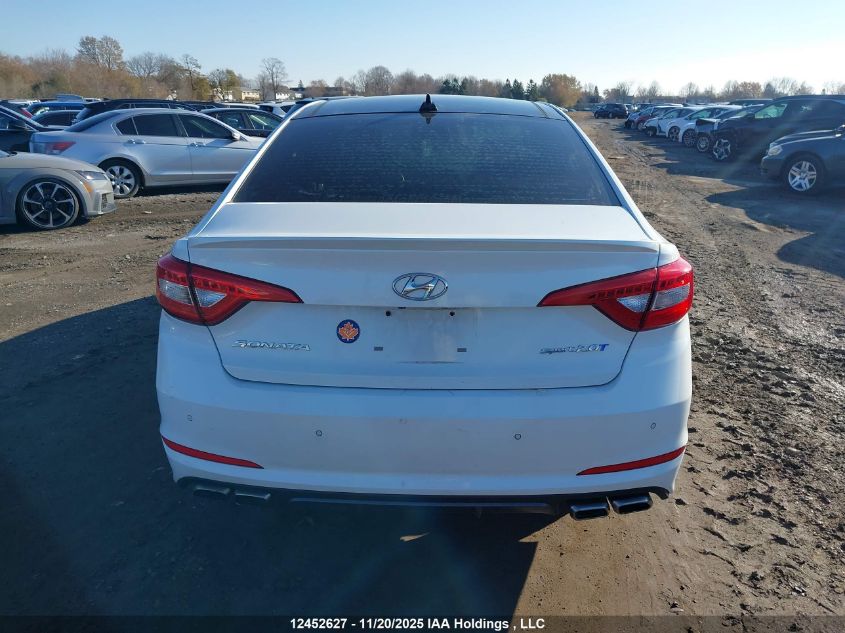 2016 Hyundai Sonata Sport/Limited VIN: 5NPE34AB0GH345160 Lot: 12452627