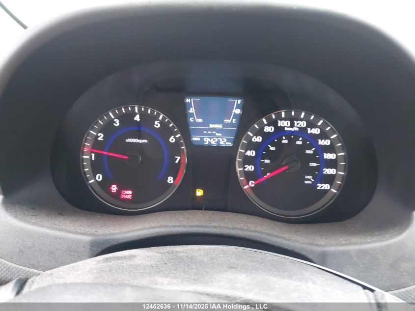 2014 Hyundai Accent Gls/Gs VIN: KMHCT5AE2EU195557 Lot: 12452636