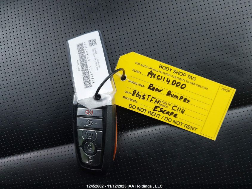 2025 Ford Escape Platinum VIN: 1FMCU9JAXSUA90505 Lot: 12452662