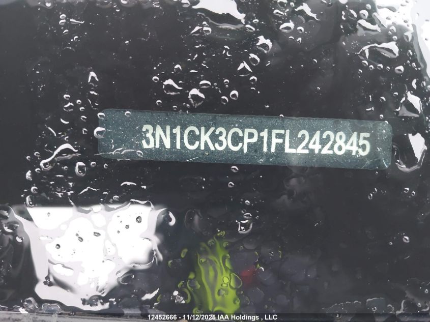2015 Nissan Micra VIN: 3N1CK3CP1FL242845 Lot: 12452666