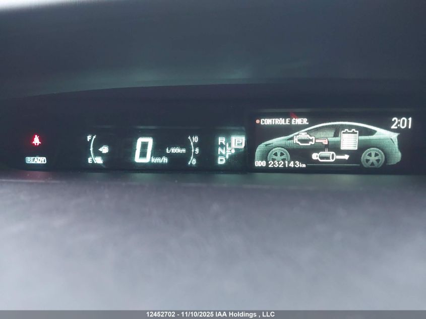 2013 Toyota Prius VIN: JTDKN3DU6D5602211 Lot: 12452702