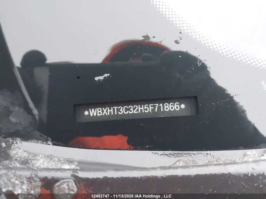2017 BMW X1 xDrive28I VIN: WBXHT3C32H5F71866 Lot: 12452747