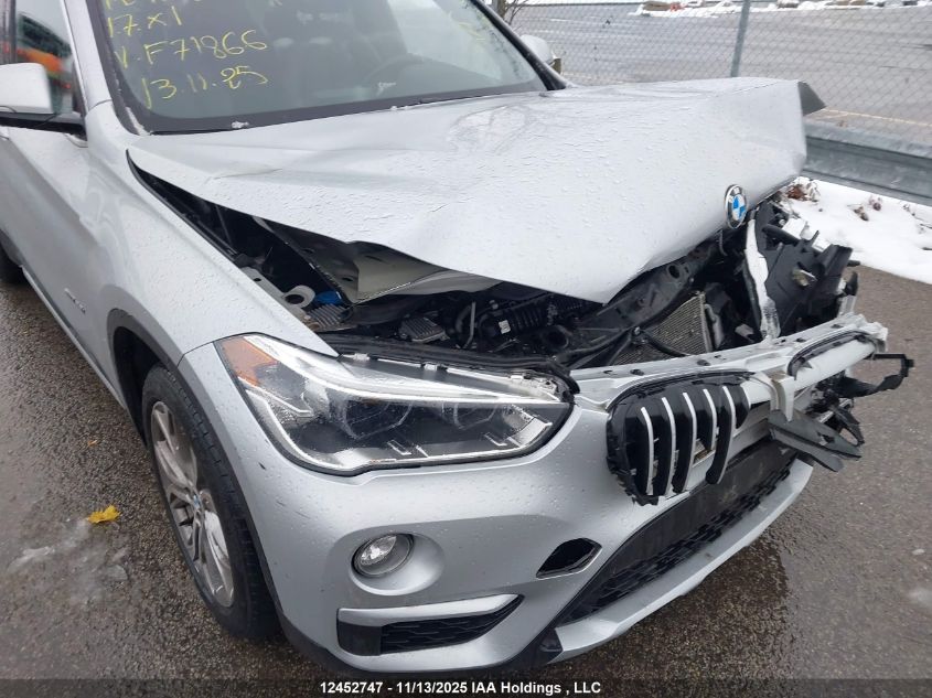 2017 BMW X1 xDrive28I VIN: WBXHT3C32H5F71866 Lot: 12452747