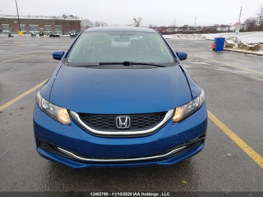 2015 Honda Civic Lx VIN: 2HGFB2F40FH042197 Lot: 12452759