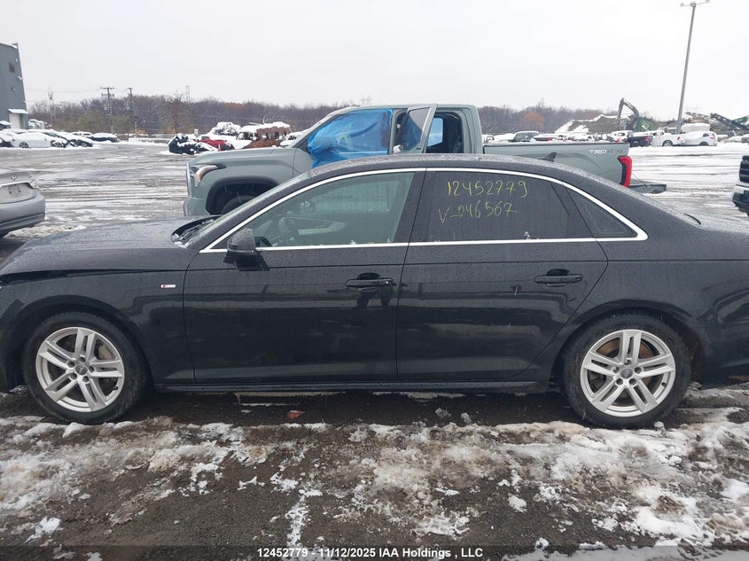 2017 Audi A4 2.0T Progressiv VIN: WAUENAF41HN046567 Lot: 12452779